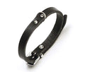 Karlie RONDO Leren Halsband Genieten - Zwart - 25 mm, 70 cm