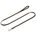 Karlie RONDO Hondenriem Genaaid - Bruin, 160 cm / 16 mm