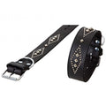 Karlie RONDO Halsband met Siernagels - 70cm/50mm Zwart