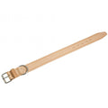 Karlie RONDO Lederen Halsband Extra Breed - Naturel - 85cm/50mm
