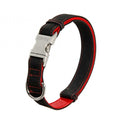Karlie Buffalo Ultra Halsband - Zwart/Rood - 40 mm / 55-75 cm