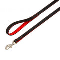 Karlie Buffalo Ultra Riem - Zwart/Rood - 20 mm / 100 cm