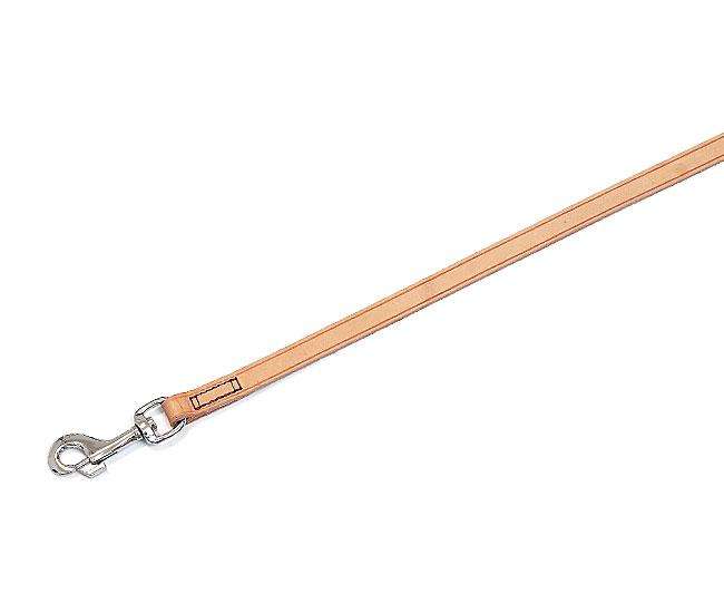 Karlie RONDO Leash Leren Hondenriem - Naturel - 12 mm, 100 cm