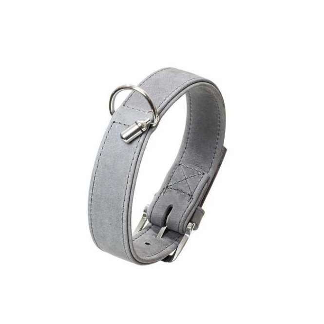 Karlie BUFFALO DENIM Halsband - Grijs - 10 mm / 27 cm