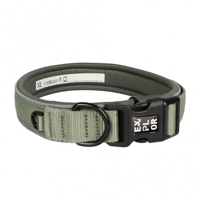 Duvoplus EXPLOR Ultimate Fit Comfy Halsband Classic - Undercover Green - L (45-51cm)