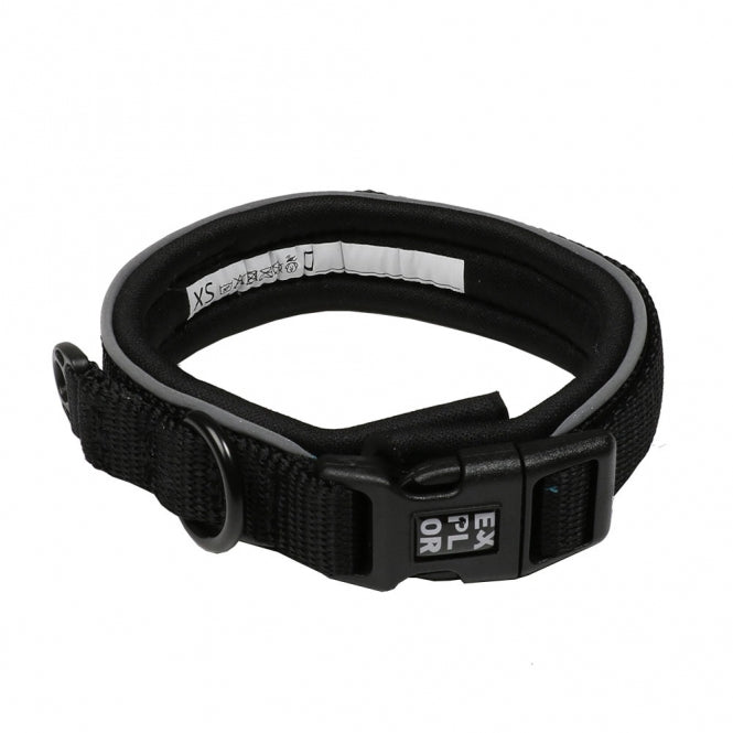 Duvoplus EXPLOR Ultimate Fit Comfy Halsband - Granite Black - S (34-38cm)