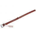 Karlie Buffalo Strass-Halsband - Bruin 1-rijaanpak 24cm/10mm