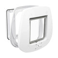 Trixie 4-WEG Huisdierluik Glas Wit 27X26