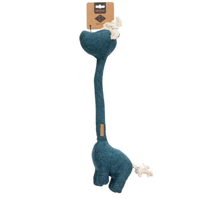 D&D Hundespielzeug Chenille George - Blauw