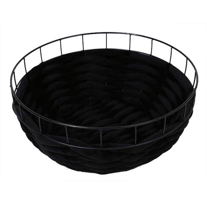 D&D Draadmand Ferry - zwart - 60x60x25cm