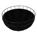 D&D Draadmand Ferry - zwart - 60x60x25cm