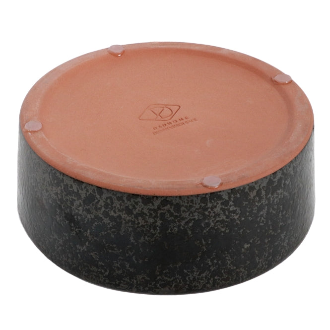 D&D Trendy Voerbak Jasper Zwart met Stippen - 16 cm