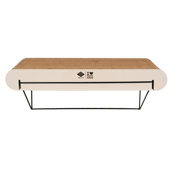 D&D Wandrek David - Karton Kattenmeubilair Bruin/Beige L 60x29x24cm