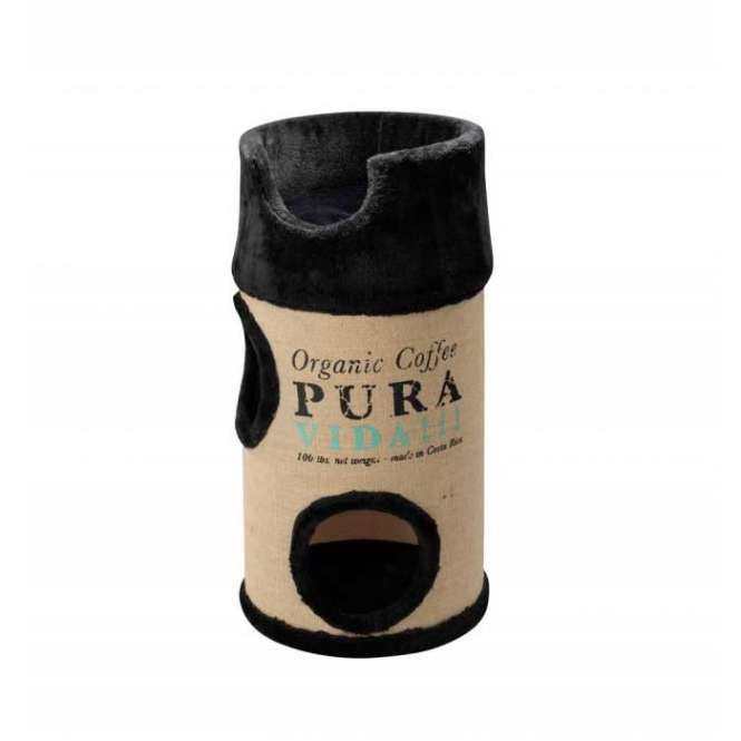 D&D Kratztonne Cat-Dome PURA VIDA - Zwart