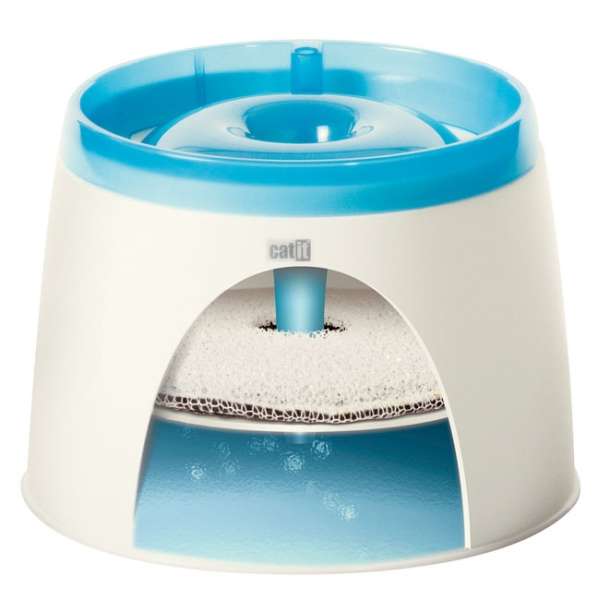Catit Fresh+Clear Drinkfontein 2L - Blauw