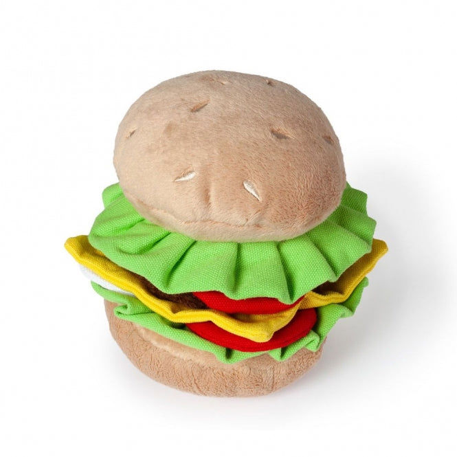 Karlie Flamingo Pluche Burger Hondenspeelgoed