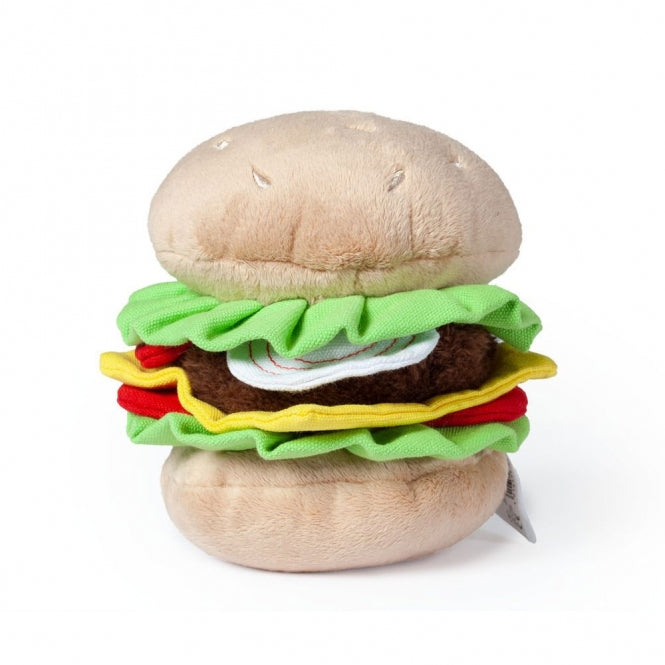 Karlie Flamingo Pluche Burger Hondenspeelgoed