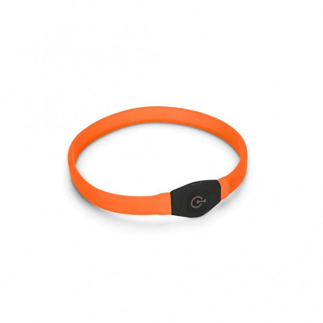 Karlie Flamingo Visio Light LED-Halsband Langhaar - Oranje