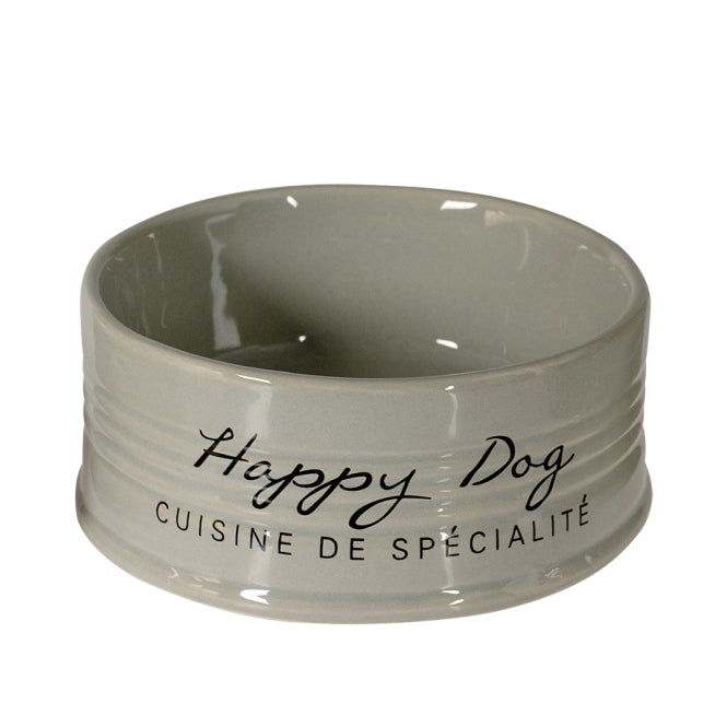 Duvoplus Voerbak Stone Happy Dog - Grijs - 1000ml