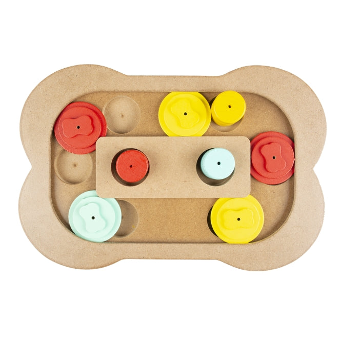 Duvoplus Intelligentie Speelpuzzel Slide n Snack Bot