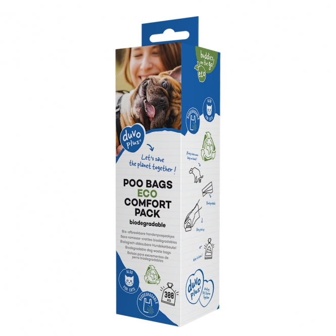 Eco Hondenpoepzakjes Dispenser Box - 300 Stuks
