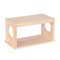 Houten Sandbad met Plexiglas voor Knaagdieren