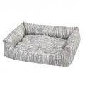 Duvo Hundebett Cliff rechthoekig hondenbed - grijs - 110 x 85 x 22 cm