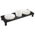 Duvoplus Voerbak Set Stone Up Buffet Square - 3 Keramische Napjes