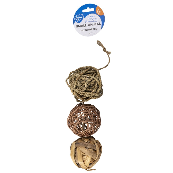 Duvoplus Speelballen voor Knaagdieren - 3 Stuks - 10 cm