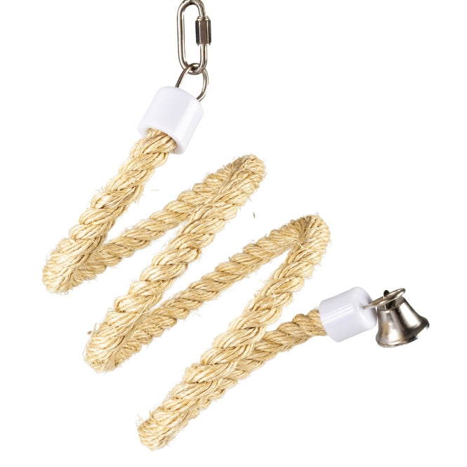 Duvoplus Spiraal Touw met Bel - 78x18x18cm