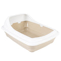 Duvoplus Kattenbak Birba met Rand - Mocaccino - L - 56 x 39 x 21,5cm