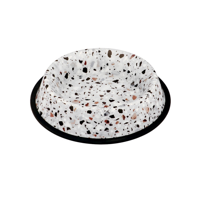 Duvoplus Edelstalen Voerbak Terrazzo Look - 2100ml