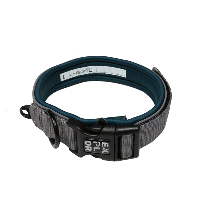 Duvoplus EXPLOR Ultimate Fit Comfy Halsband - Petrol Blauw - L (45-51cm)
