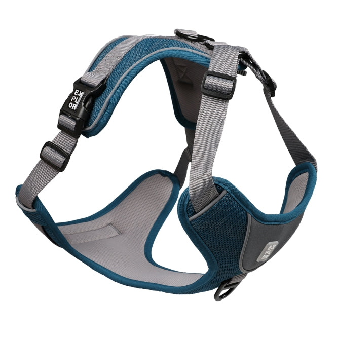 Duvoplus EXPLOR Ultimate Fit No-Pull Harnas - Petrol Blauw - S