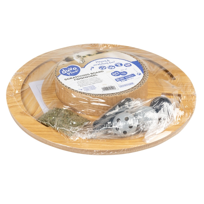 Duvoplus Krabplank Fidgiwheel met Speelballen