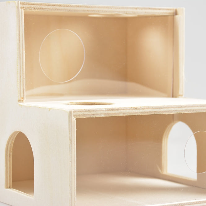 Duvoplus Houten Klimbuis met Plexiglas