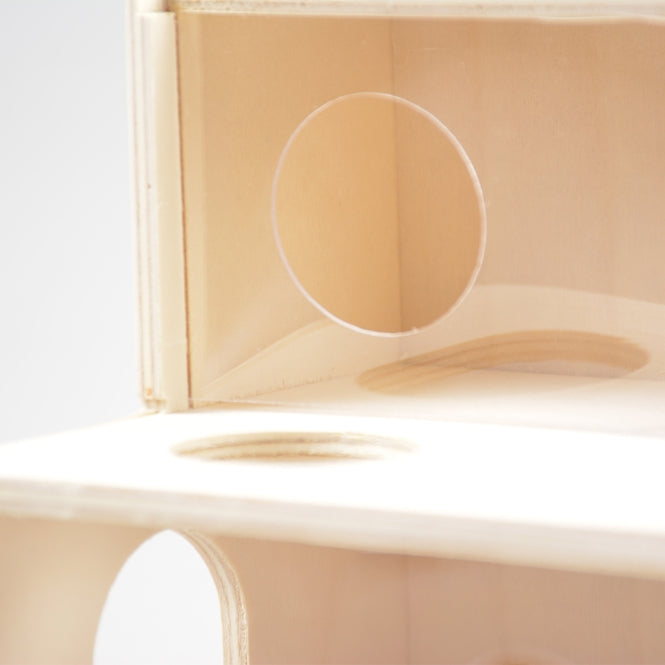 Duvoplus Houten Klimbuis met Plexiglas