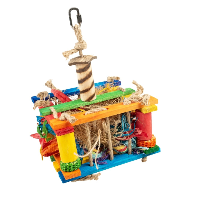Duvoplus Vogelspeelgoed Houten Speelkist
