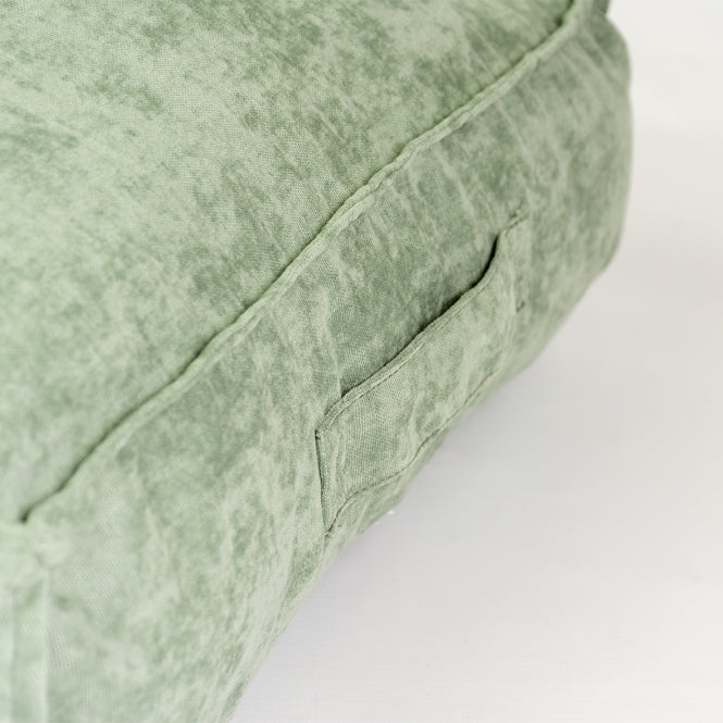 Duvoplus Velvet Hondenbed Rechthoekig - Groen - 76x56x13cm
