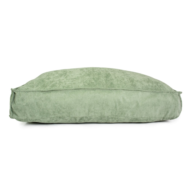 Duvoplus Velvet Hondenbed Rechthoekig - Groen 56x40x13cm