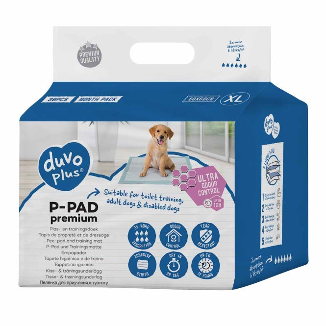 Duvoplus Premium Trainingsmatten met Geurcontrole - 30 stuks - 60x60cm