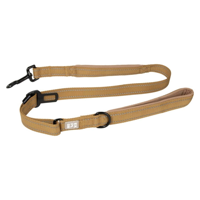 Duvoplus EXPLOR Ultimate Fit On-The-Road Hondenriem - Honey Gold - 130cm