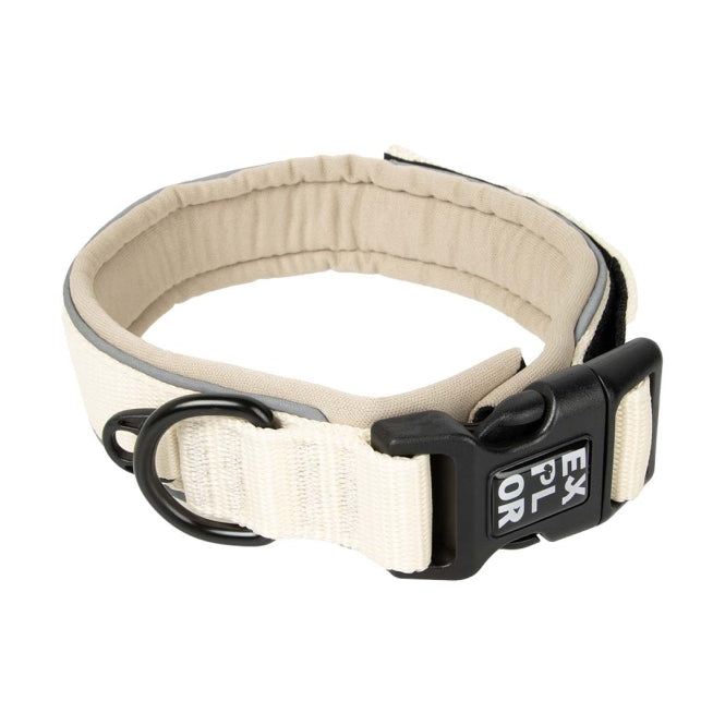 Duvoplus EXPLOR Ultimate Fit Comfy Halsband - Antique White - L (45-51cm)