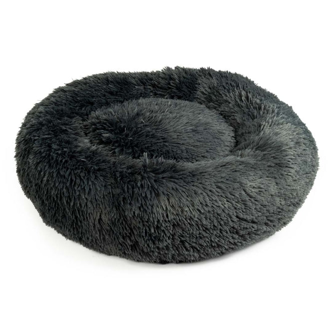 Duvoplus Donutbed Snug - donkergrijs - XL - 100x100x18cm