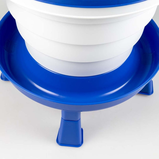 Duvoplus Kippendrinker met Handvat & Poten - Blauw - 15L