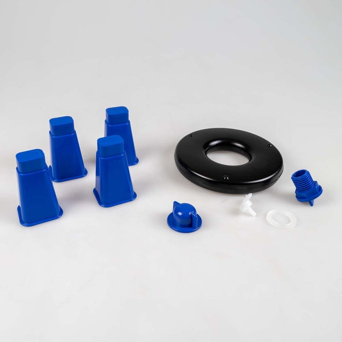Duvoplus Kippenwaterer met Handvat & Poten - Blauw - 25L