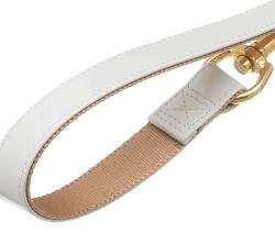 Karlie NOBLE LINE Hondenriem - Wit - 25 mm, 100 cm