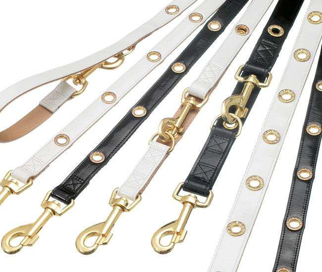 Karlie NOBLE LINE Hondenriem - Wit - 25 mm, 100 cm