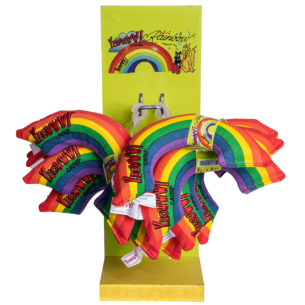 Yeowww! Rainbow Catnip Speeltjes - Display 12 stuks