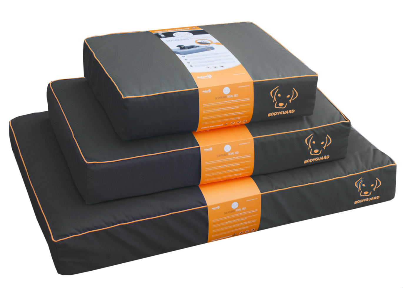 Bodyguard Royal Bed Grijs S - Hondenbed met Insectenbescherming